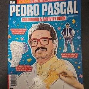 Pedro Pascal Coloring & Activity Book